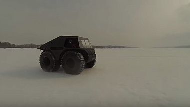 Вездеход, снегоболотоход BigBo | Зимние испытания