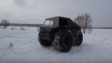 Вездеход BigBo | Вращение на месте